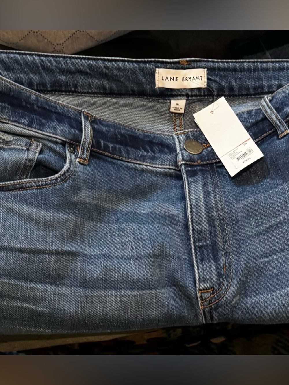 Lane Bryant Medium Blue Festi Jeans